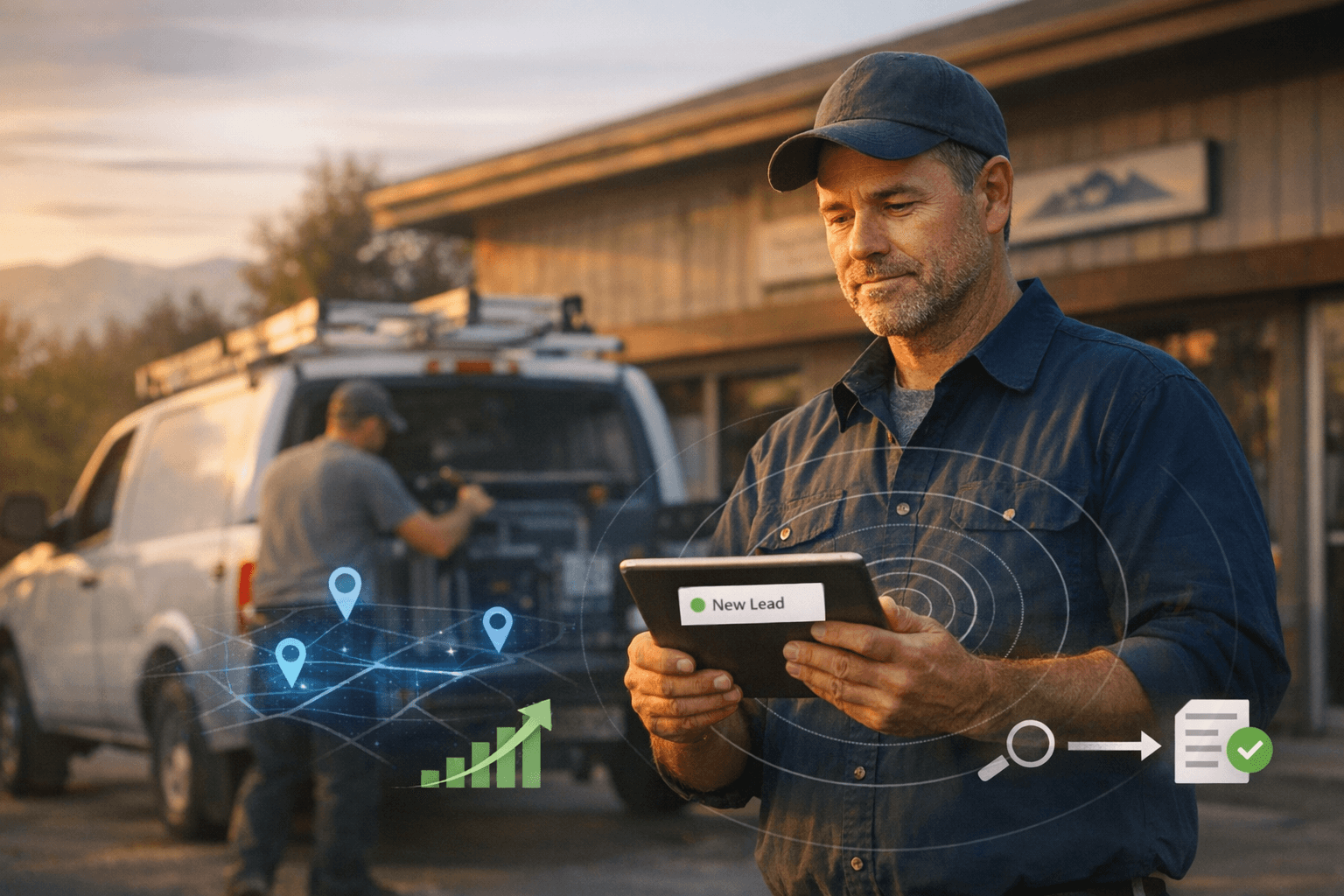 HVAC owner using Local Radar to turn local demand into booked work